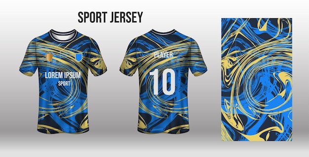 Vetor tecido de desenho desportivo de jersey para sublimação