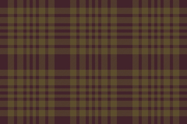 Tecido padrão vetorial xadrez sem costura textura têxtil tartan de fundo