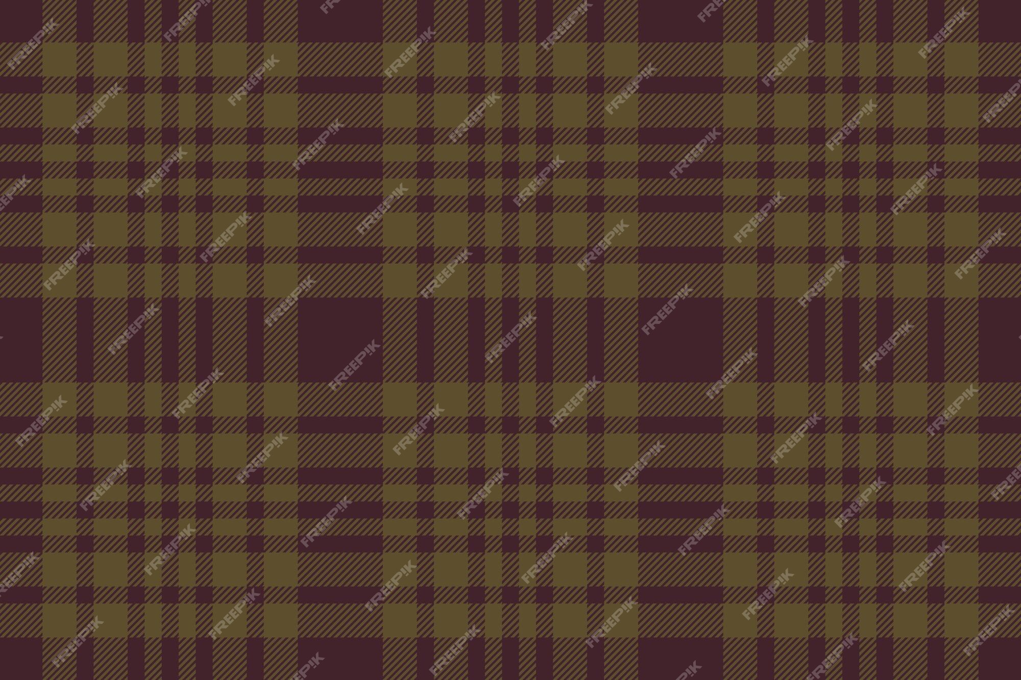 Padrão tartan xadrez marrom com textura de tecido xadrezfundo de textura de  tecido xadrez marrom sem costura