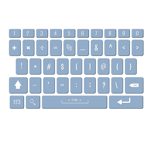 Teclado do smartphone