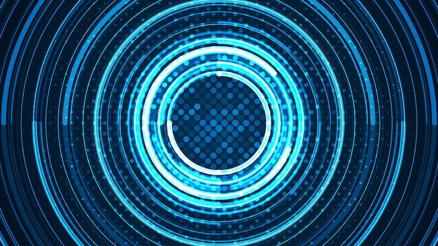 Tecnologia de fundo Abstract Tecnologia de linha de efeito de luz inovação dados futuros