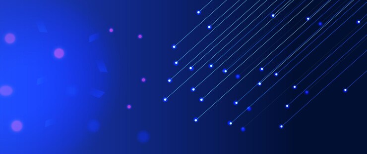 Vetor tecnologia de fundo desenho geométrico com cor azul