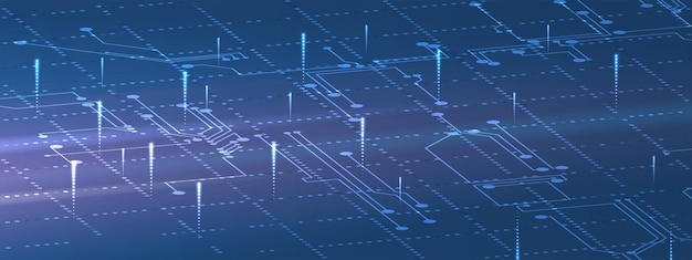 Tecnologia de nuvem Fundo digital integrado do conceito da web