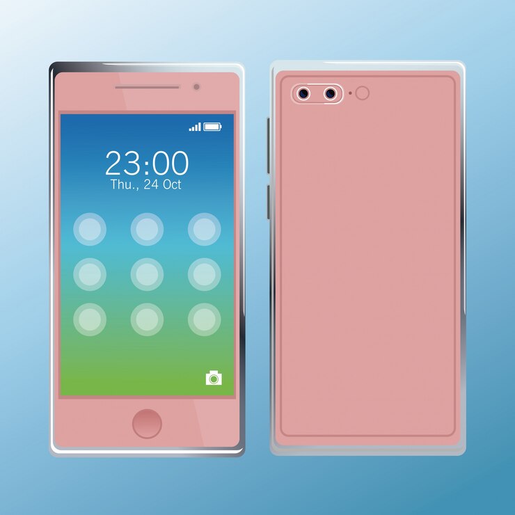 Vetor tecnologia móvel de smartphone