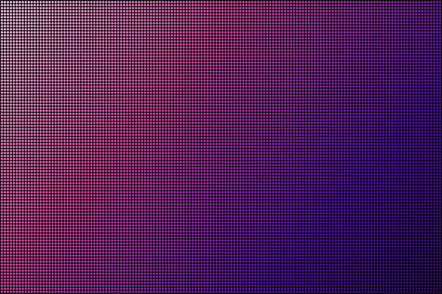 Tela de led. televisão do fundo do ponto rgb. ilustração em vetor das ações.