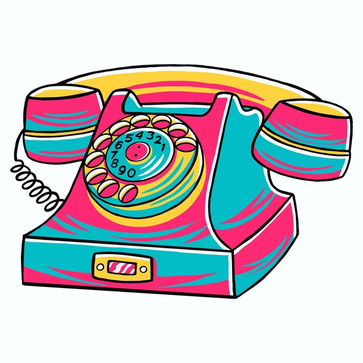Vetor telefone em estilo flat design