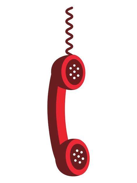 Telefone pendurado de cima
