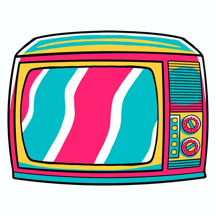 Televisão em estilo Flat Design