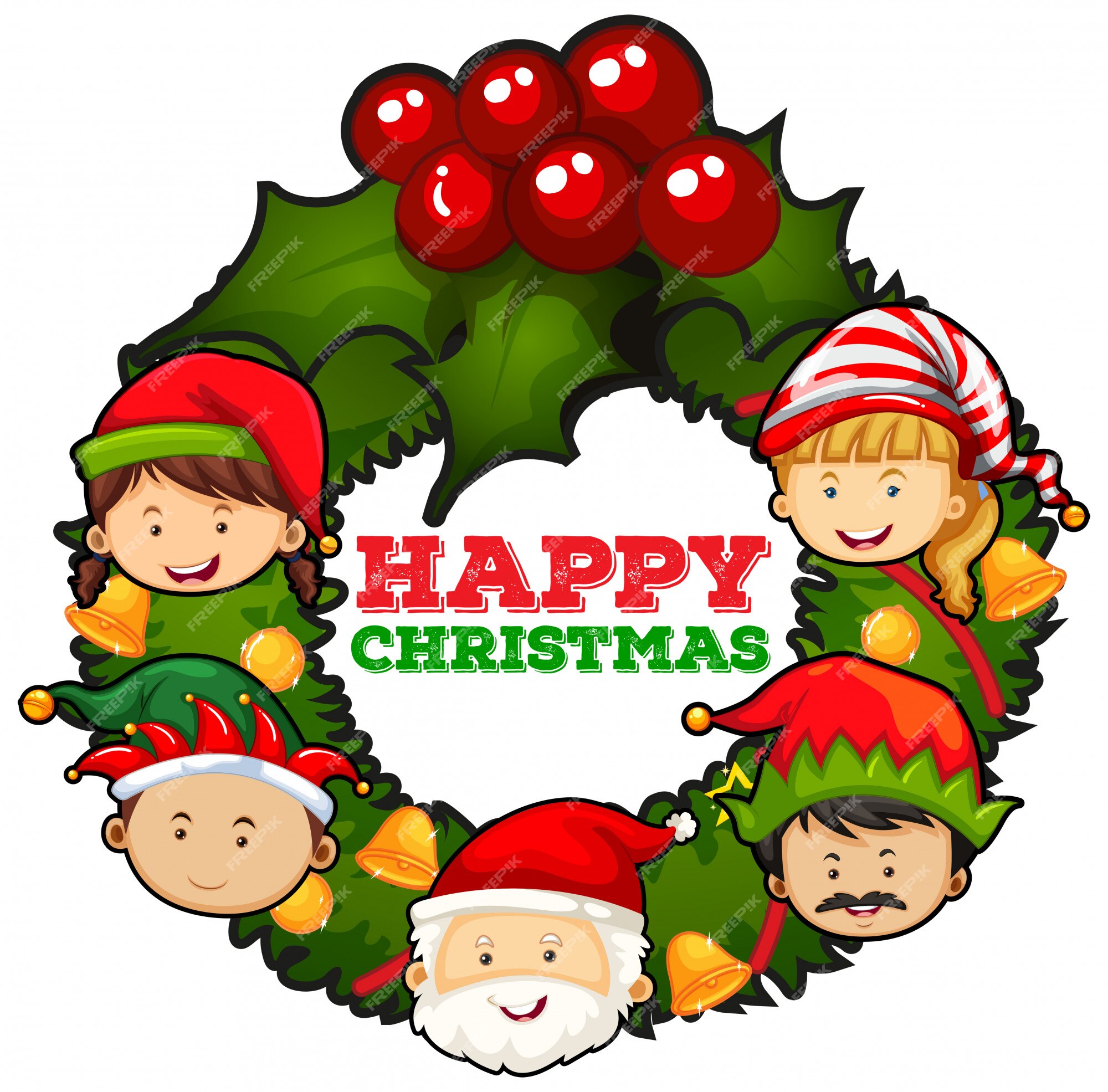 clipart de desenhos animados de natal. ilustração vetorial de clipart de  bolo de natal 8656314 Vetor no Vecteezy