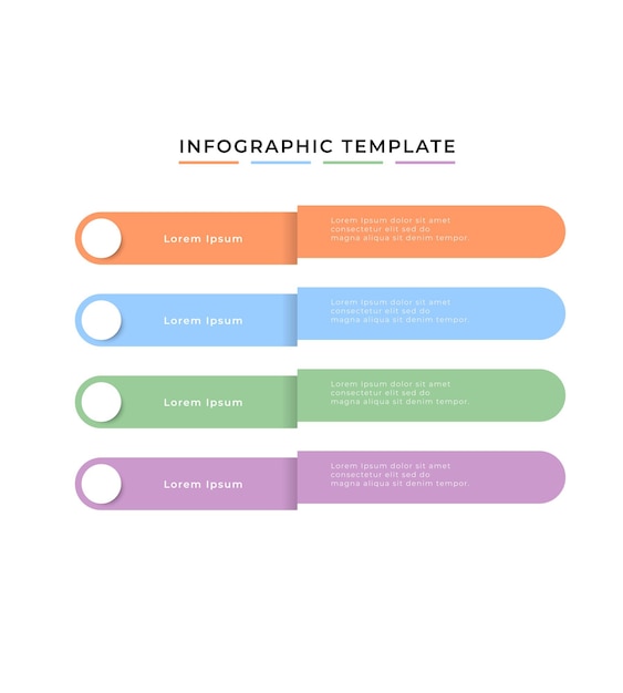 Template infográfico