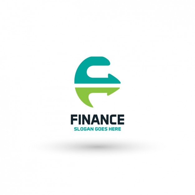 Template logotipo da empresa financeira