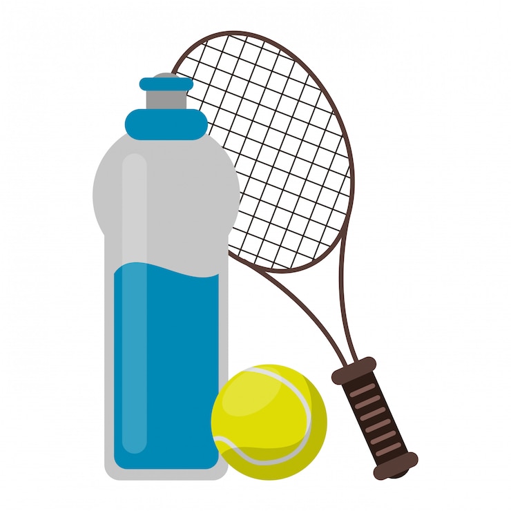 Vetor tenis sport game equipment