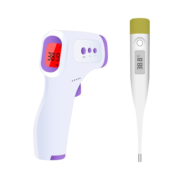 Vetor termômetro termômetro saúde e cuidados de saúde boa temperatura termômetro vetorial de 36 graus mostra alta temperatura