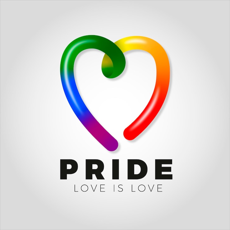Vetor terra gradiente com cores lgtbiq