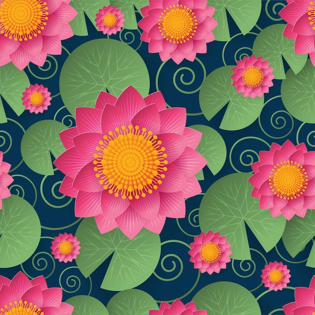 teste padrão de flor sem emenda