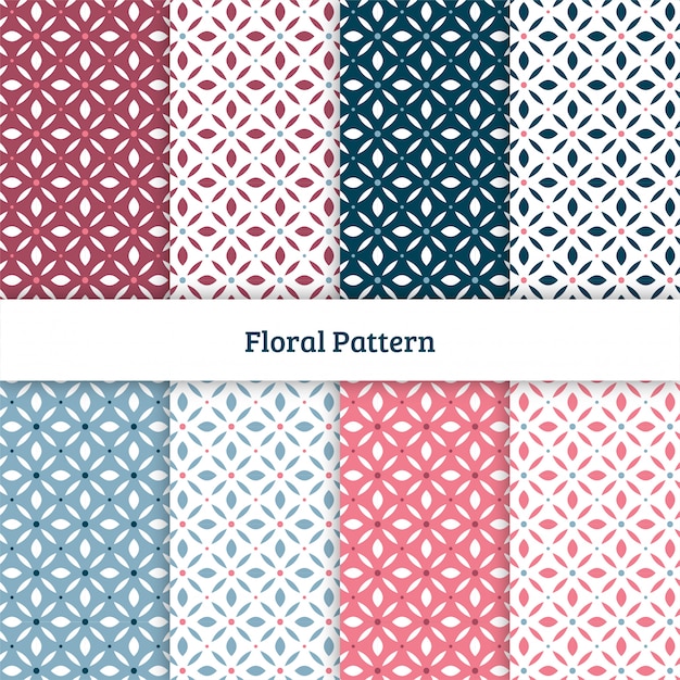 Teste padrão floral simples