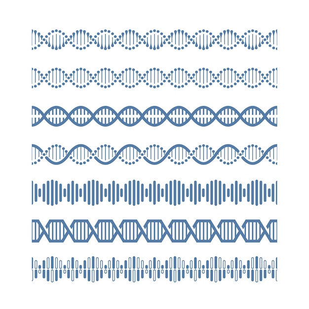 Teste padrão sem emenda do vetor do adn do modelo estrutural do genoma humano. helix estrutura dna, pesquisa genoma humano