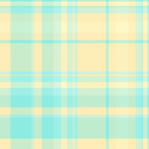 Verificação de padrão de tecido de fundo tartan sem costura com uma textura  têxtil vetorial xadrez em cores claras e pastel