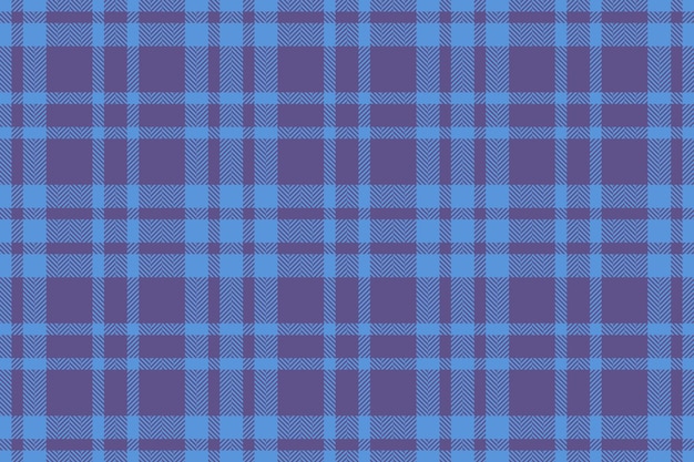 Têxtil de vetor de textura padrão de tecido sem costura verifique xadrez de fundo tartan