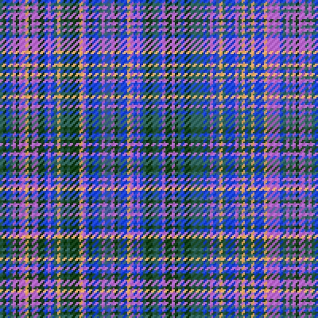 Têxtil vector tartan xadrez verificar fundo padrão de textura de tecido sem costura