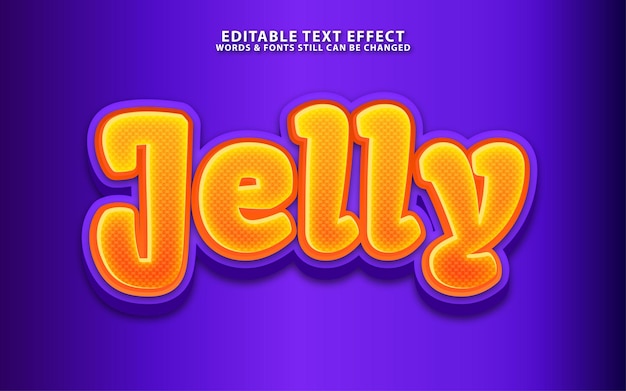 Texto editável sweet jelly