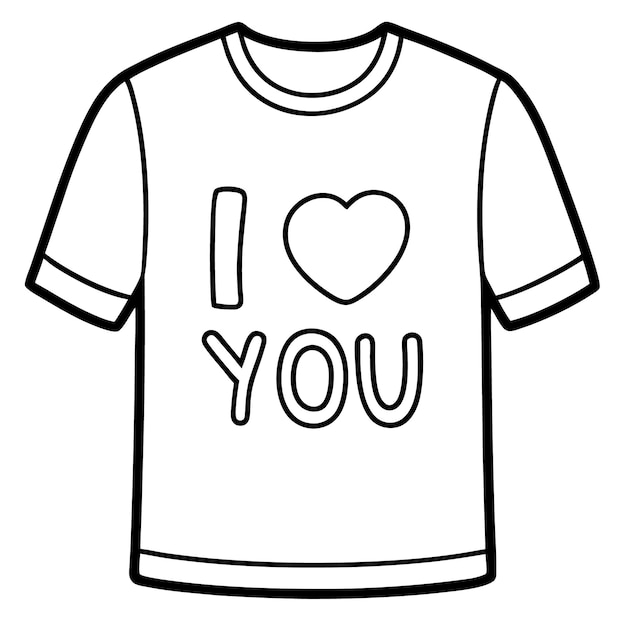 camisa desenho para colorir