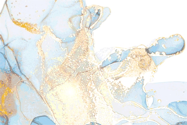 textura abstrata de mármore em técnica oriental de tinta a álcool com glitter