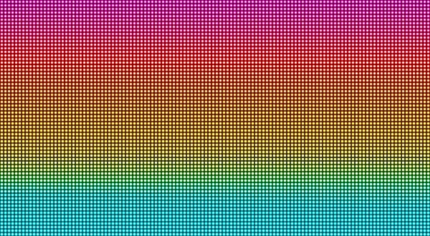 Textura da tela conduzida. Fundo digital de pixel. Monitor LCD com pontos. Efeito de diodo eletrônico. ilustração