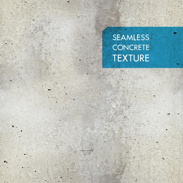 Vetor textura de concreto sem costura parede de pedra fundo cinza fundo de textura grunge com espaço
