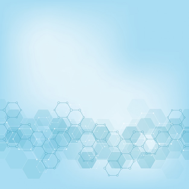 Textura de fundo geométrico com estruturas moleculares e engenharia química.
