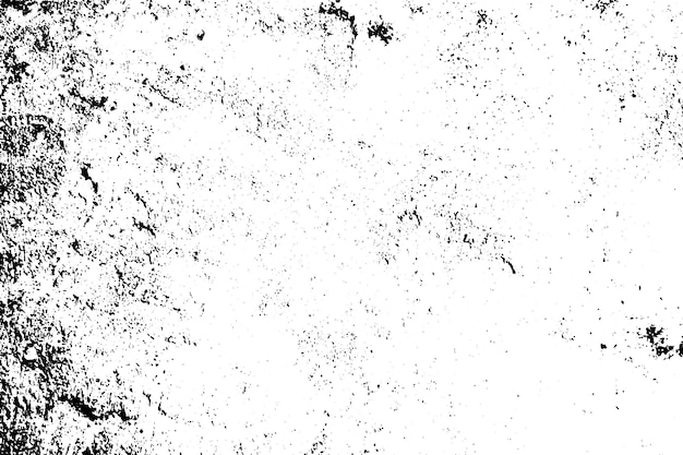 Vetor textura de grunge vetorial efeito de parede antigo vintage preto e branco