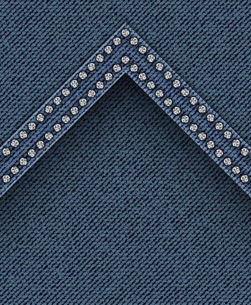 Textura de jeans com ângulo