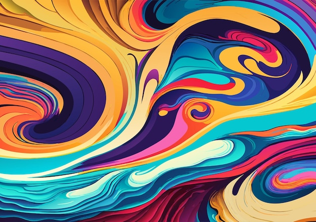 Vetor textura de mármore colorida fundo criativo com ondas abstratas