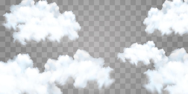 Textura de nuvens fofinhas céu da natureza