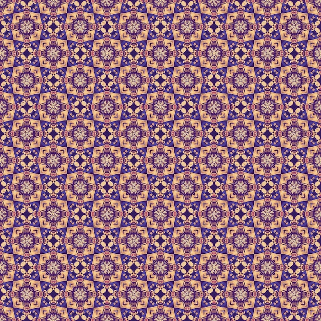 Textura de padrão de cor Design gráfico ornamental colorido Modelo de padrão de ornamentos de mosaico