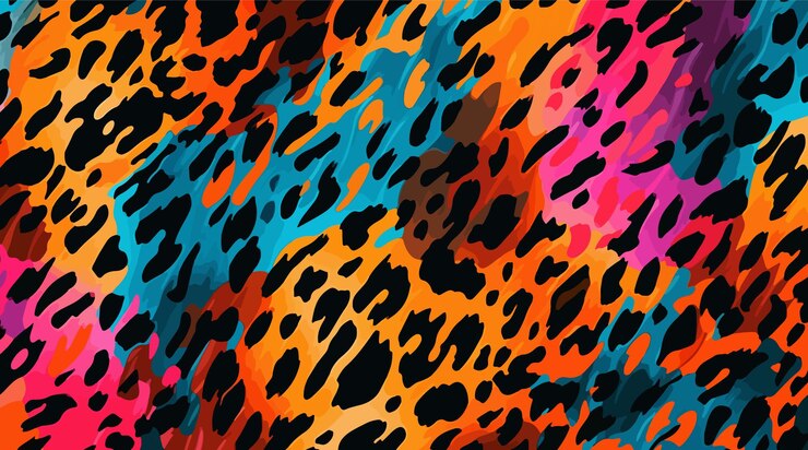 textura de padrão de leopardo Camuflagem vetor de leopardo textura de pele de leopardo ou padrão abstrato