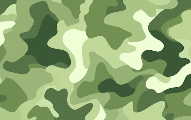 Textura de padrão sem costura de vetor de camuflagem do exército