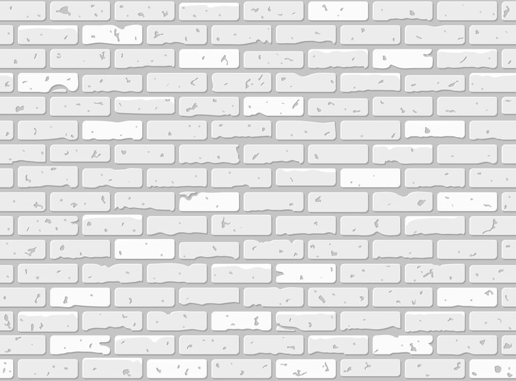 Vetor textura de parede de tijolo sem costura grunge
