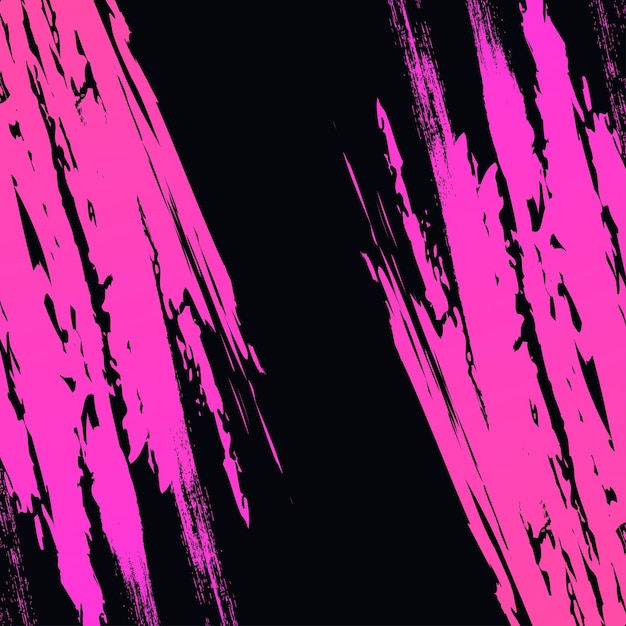 Vetor textura de pincel gradiente preto e rosa fundo esporte vibrante fundo com estilo grunge