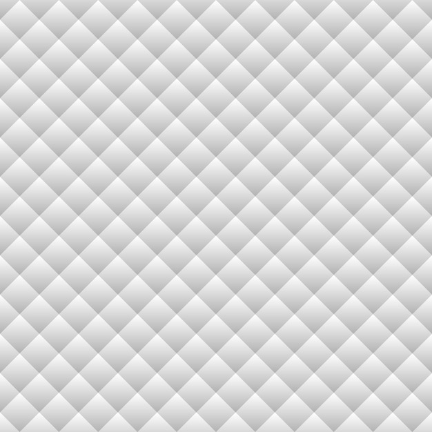 Textura de quadrados limpos cinza branco com padrão geométrico sem emenda de vetor de sombra