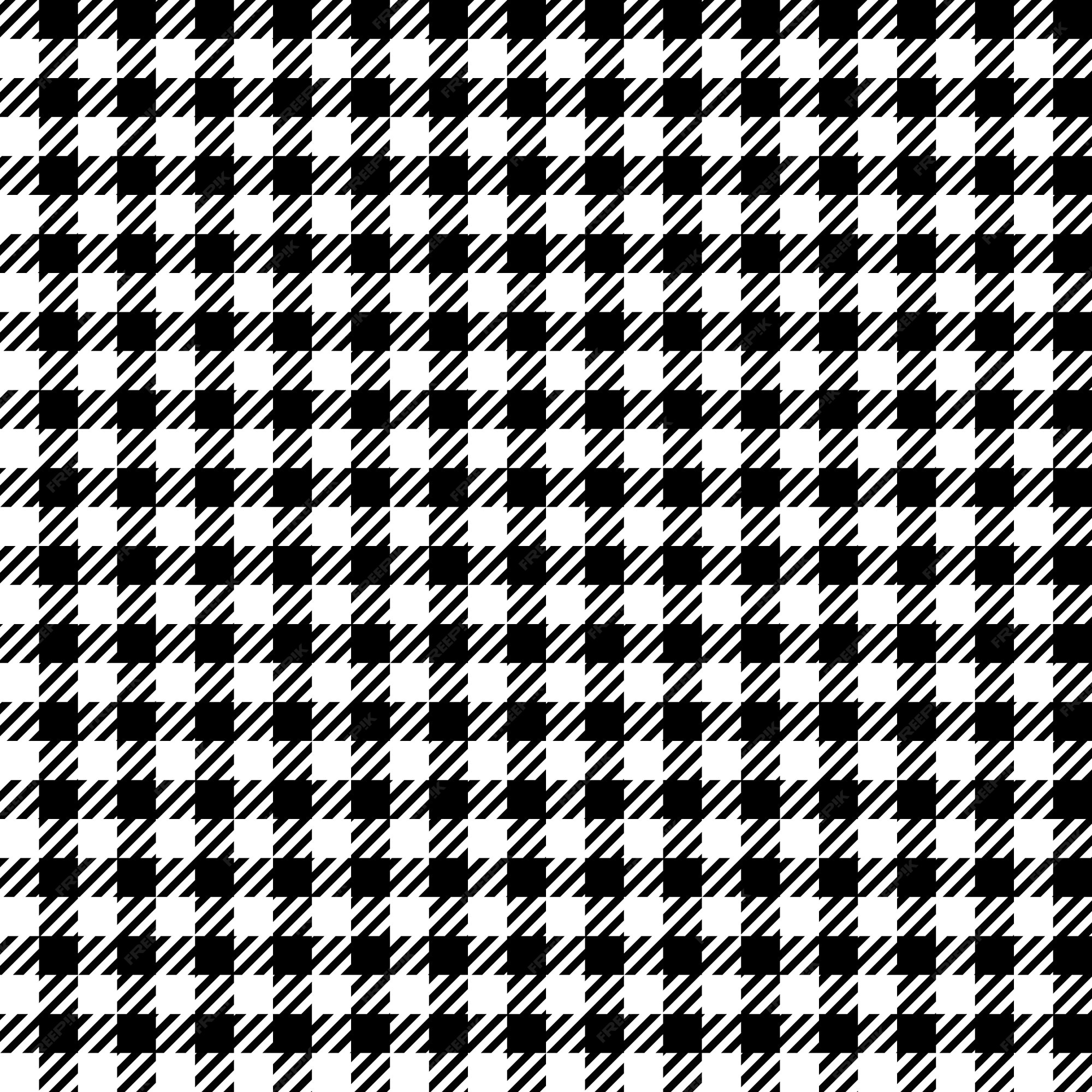 Padrão Xadrez Tartan Em Preto E Branco. Textura De Tecido De Impressão Sem  Costura. Verifique O Fundo Do Vetor. Royalty Free SVG, Cliparts, Vetores, e  Ilustrações Stock. Image 113225133