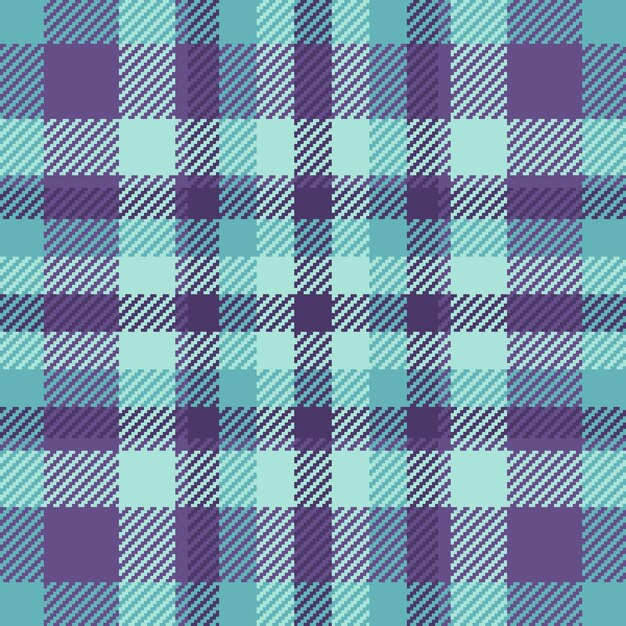 Textura de tecido xadrez de tecido padrão de fundo com um tartan de vetor de seleção sem costura