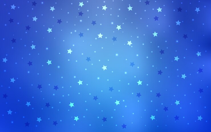 Vetor textura de vetor de luz azul com belas estrelas