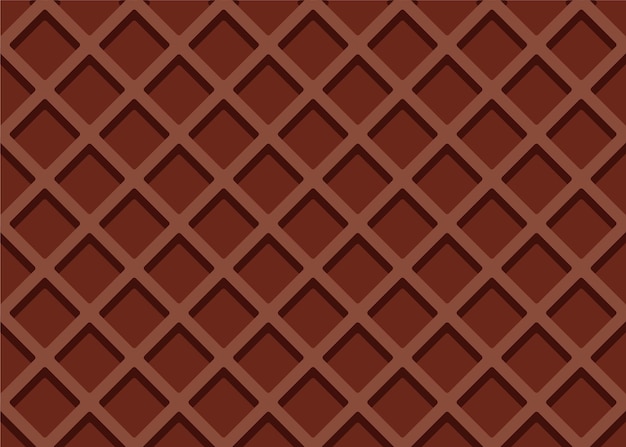 Textura ou padrão de waffle marrom sem costura