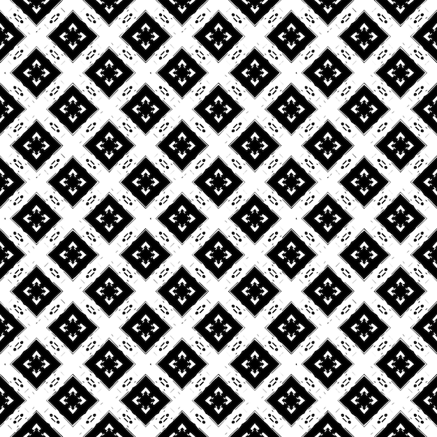 Textura padrão preto e branco bw design gráfico ornamental ornamentos de mosaico modelo de padrão