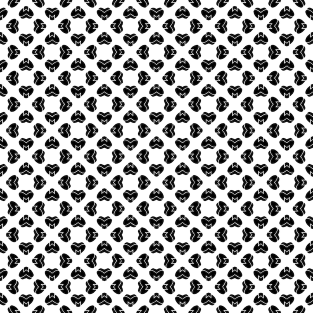Textura padrão sem costura preto e branco Design gráfico ornamental em tons de cinza