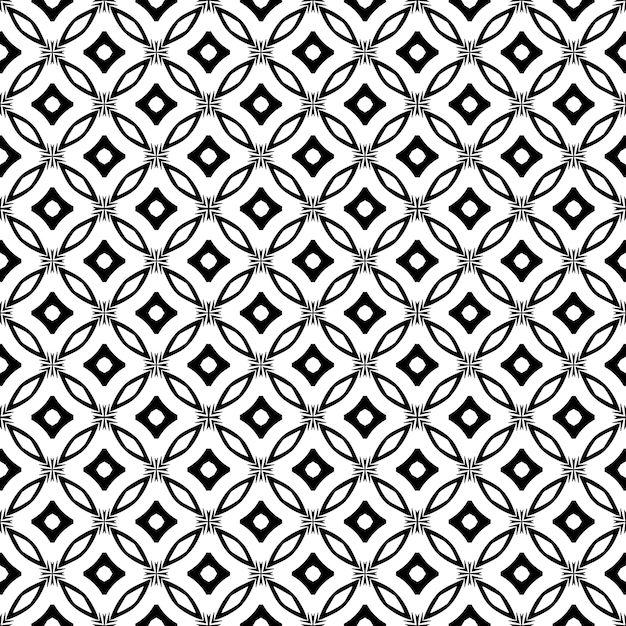 Textura padrão sem costura preto e branco design gráfico ornamental em tons de cinza