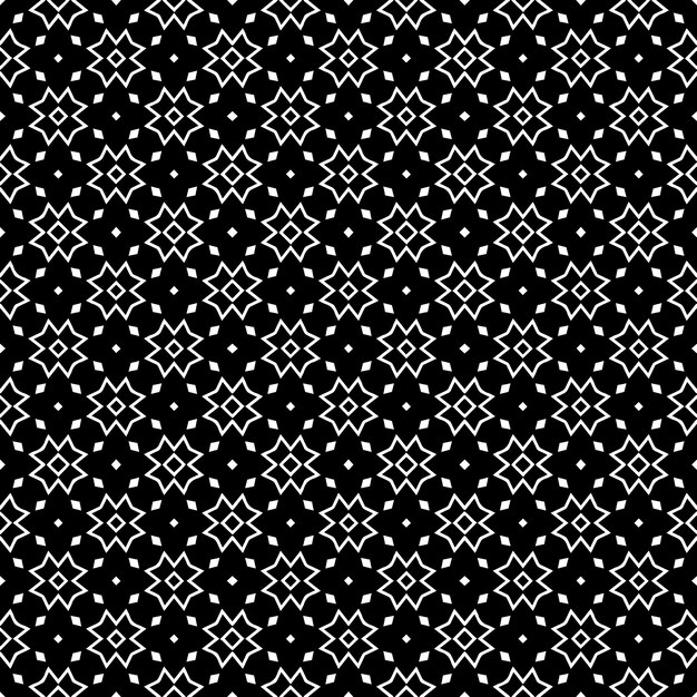Textura padrão sem costura preto e branco Design gráfico ornamental em tons de cinza