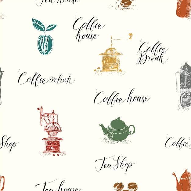 Textura perfeita sobre o tema do café