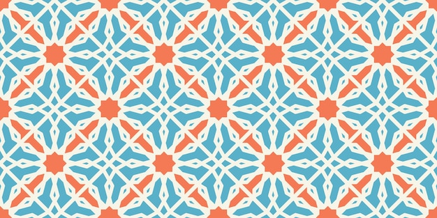 Textura sem costura com ornamento árabe de luxo. padrão de borda vetorial